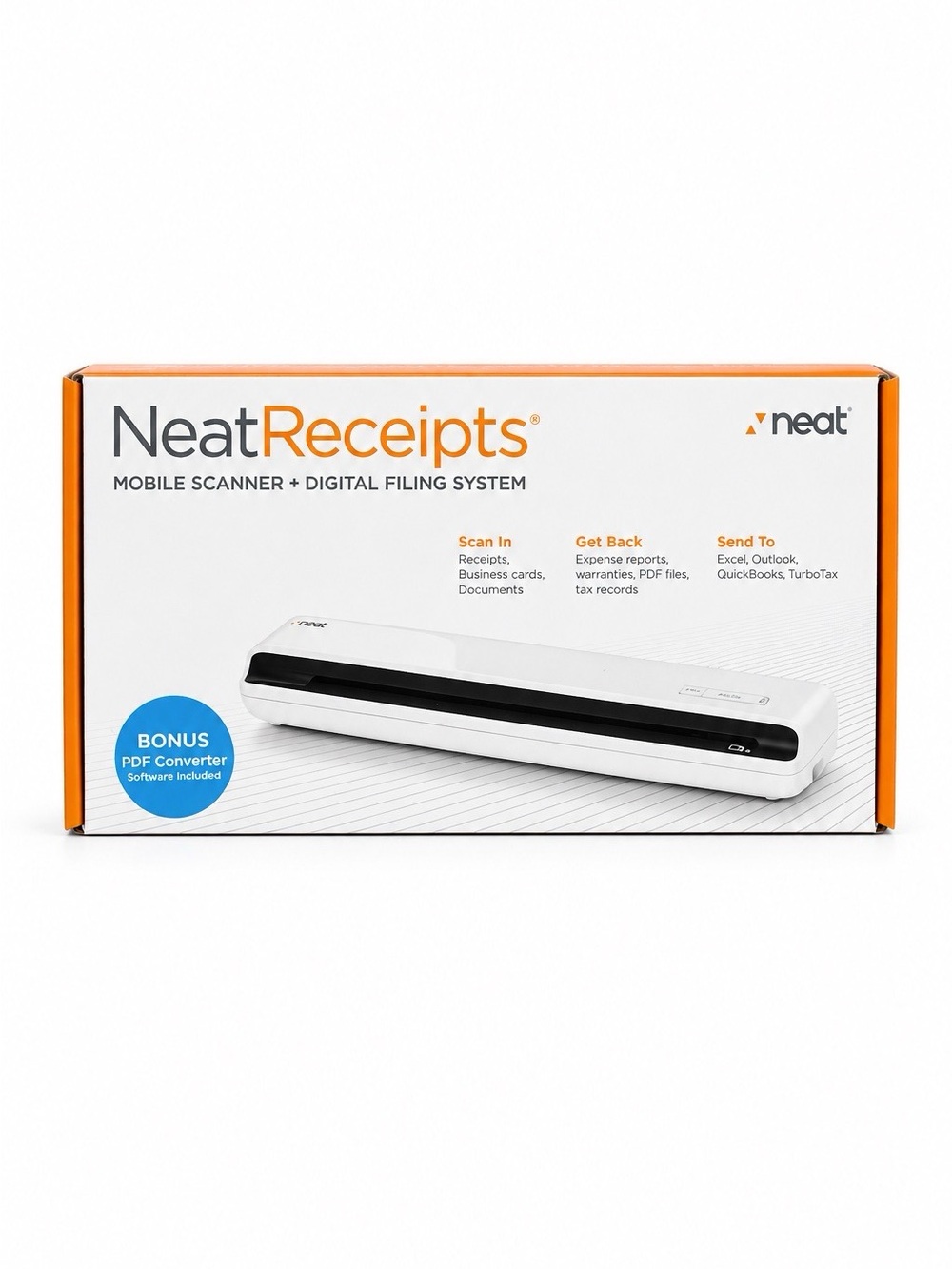 NeatReceipts Mobile Scanner and Digital Filing System